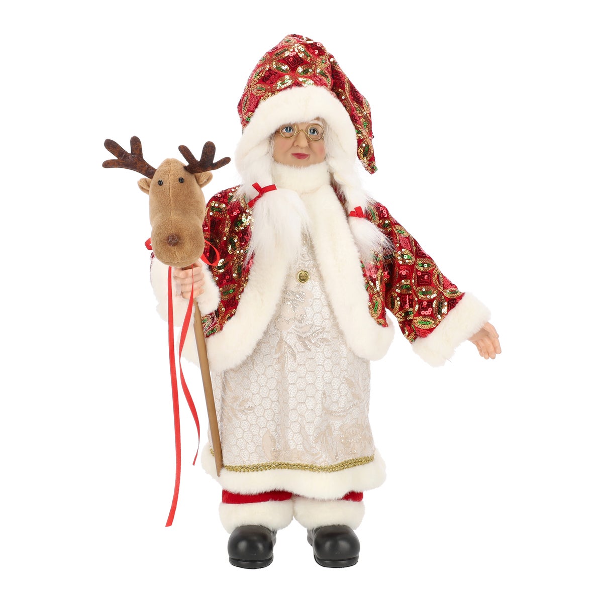 Kerstvrouw 60 cm classic santa Kerstvrouw 60 cm classic santa