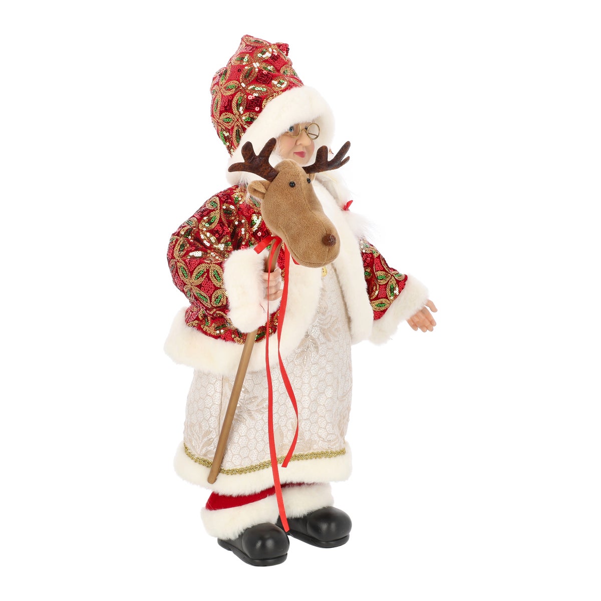 Kerstvrouw 60 cm classic santa Kerstvrouw 60 cm classic santa