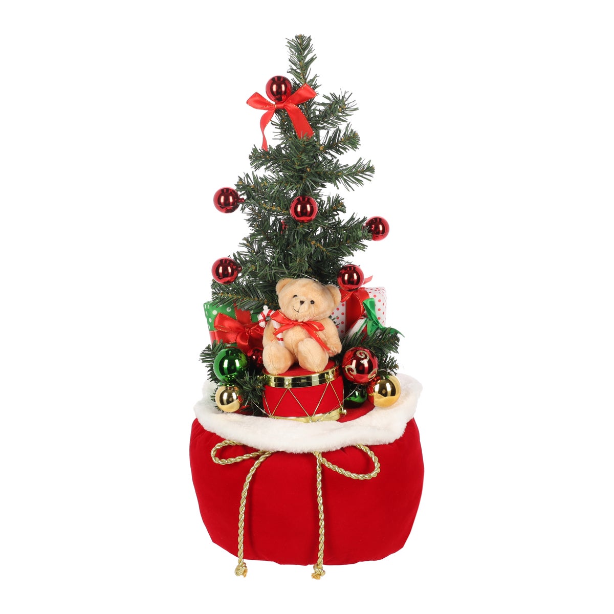 Kerstboom met beer 63 cm LED-warm wit Kerstboom met beer 63 cm LED-warm wit