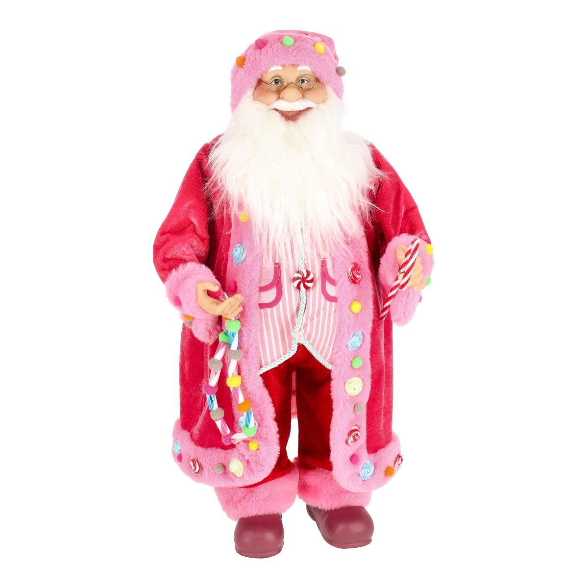 Kerstman 60 cm candy pink Kerstman 60 cm candy pink
