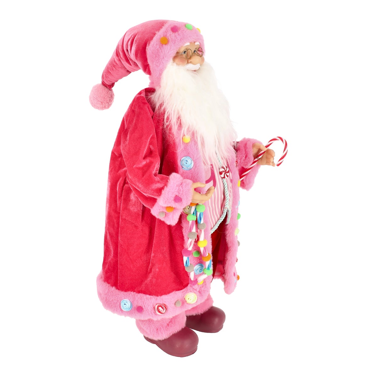 Kerstman 60 cm candy pink Kerstman 60 cm candy pink