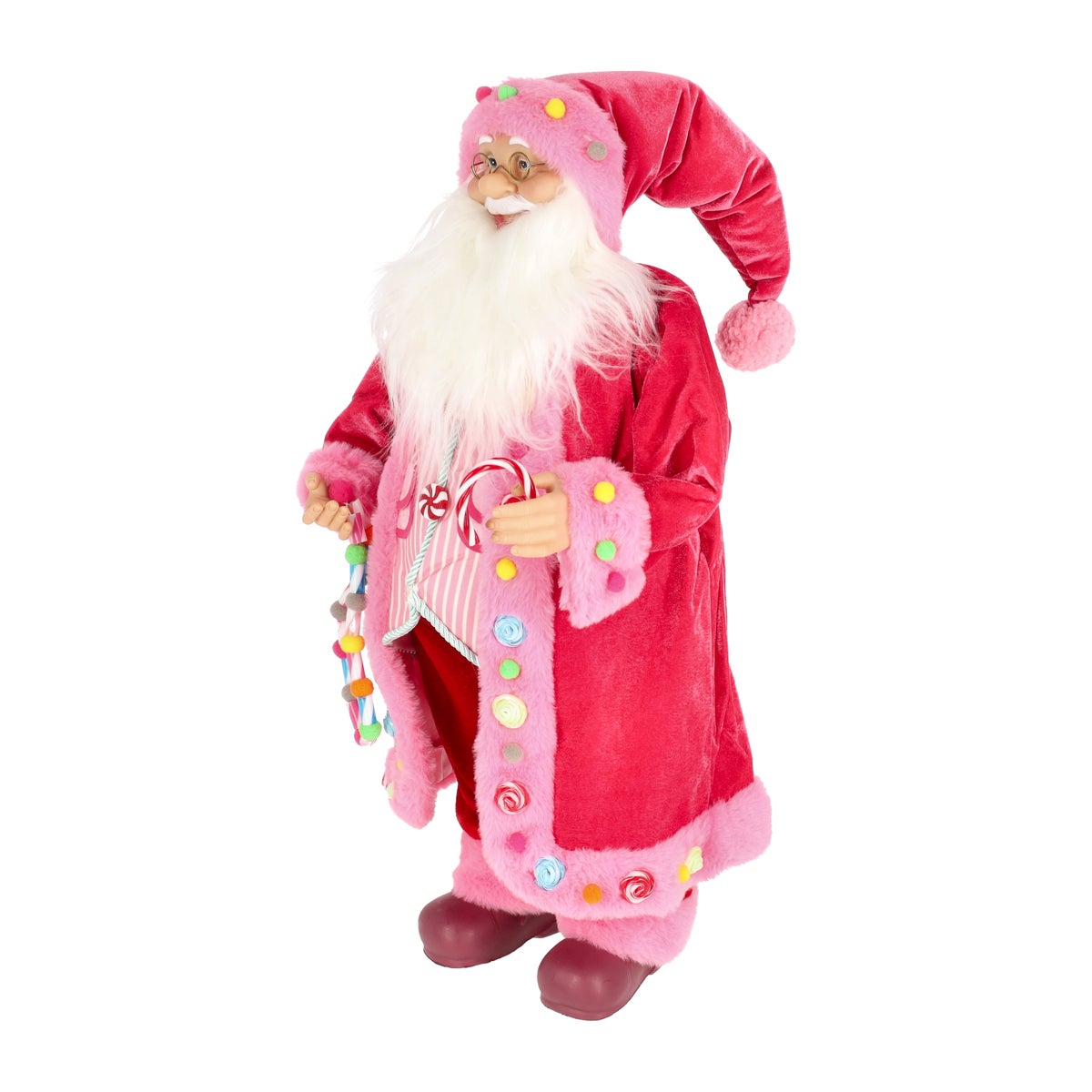 Kerstman 60 cm candy pink Kerstman 60 cm candy pink