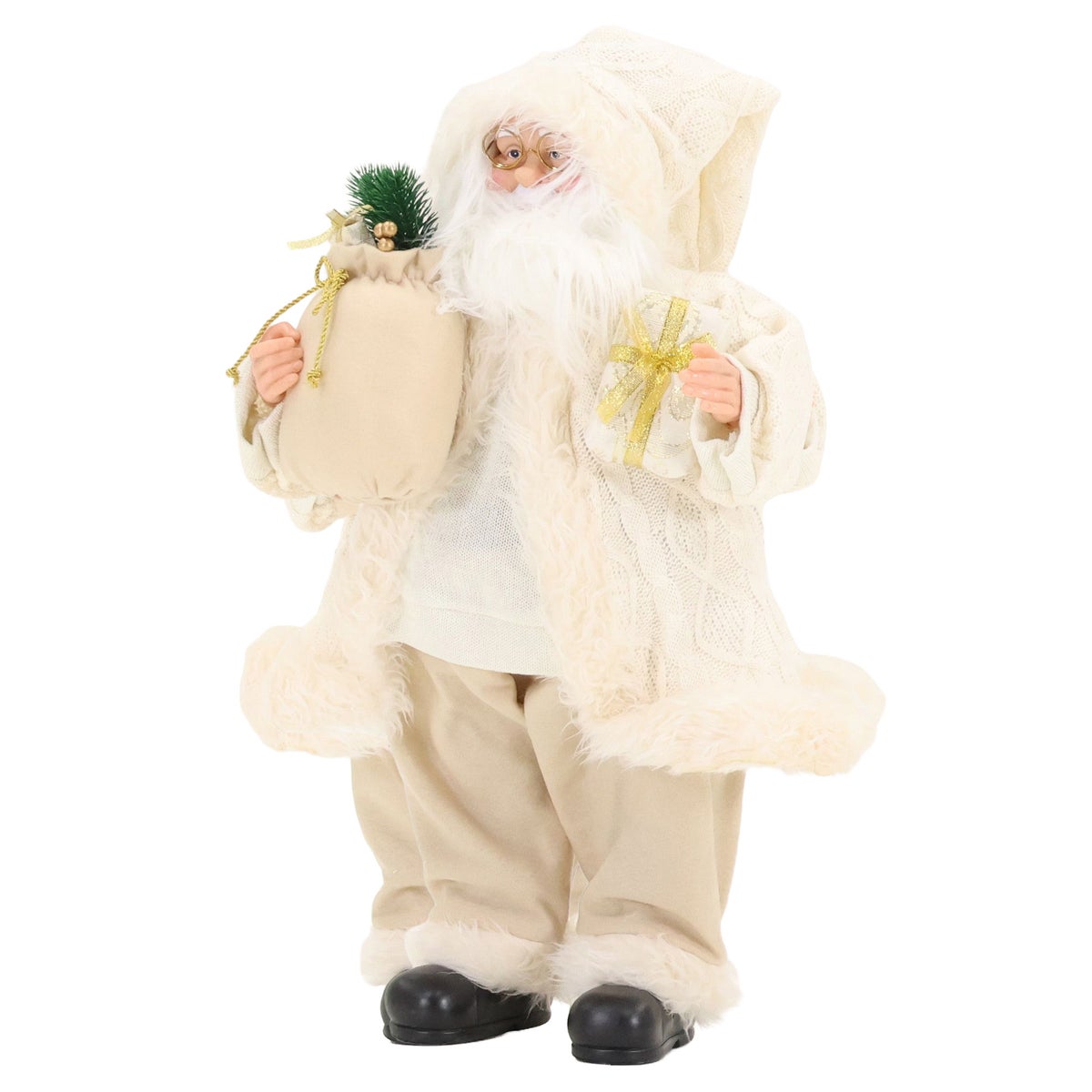 Kerstman 60 cm knitted beige Kerstman 60 cm knitted beige