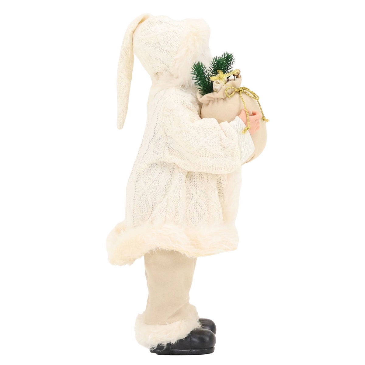 Kerstman 80 cm knitted beige Kerstman 80 cm knitted beige
