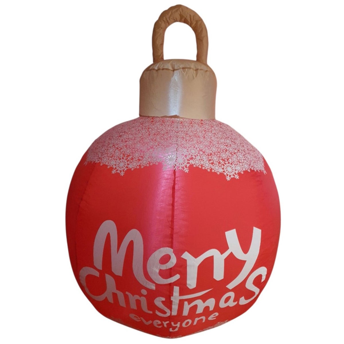 Kerstbal opblaasbaar 90x125cm Kerstbal opblaasbaar 90x125cm