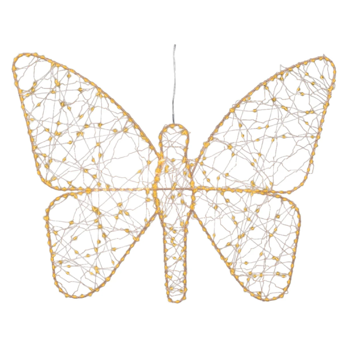 Vlinder led 43 cm goud Vlinder led 43 cm goud