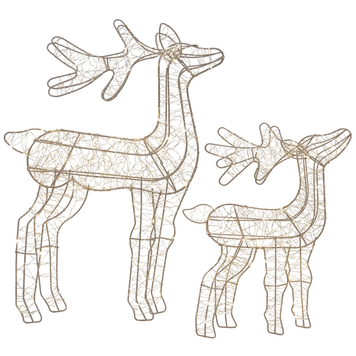 Rendierduo 260 LED warm wit Rendierduo 260 LED warm wit