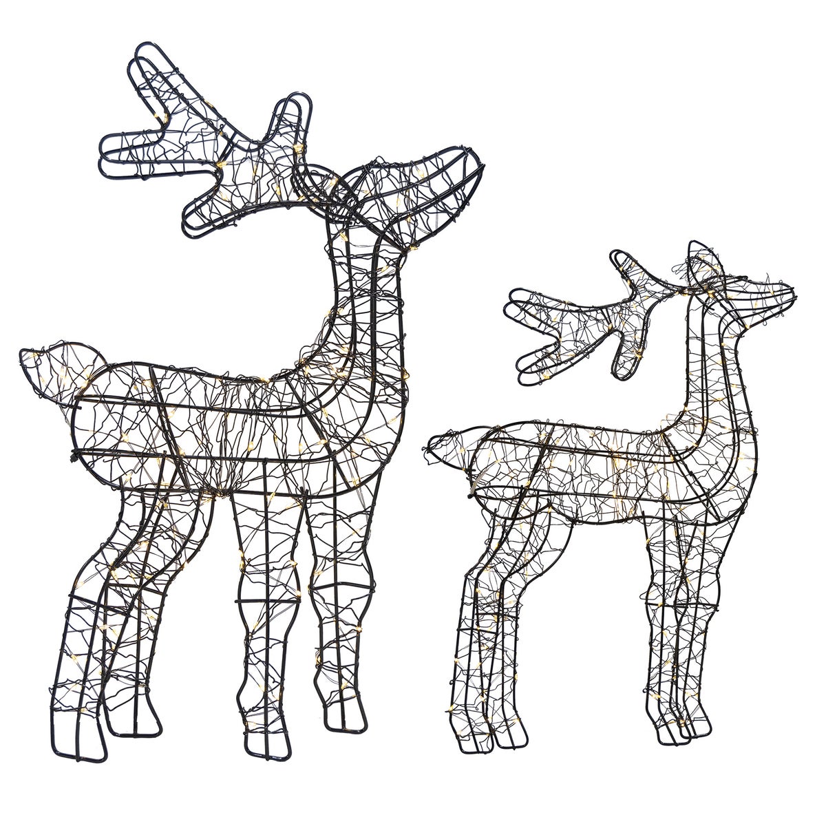 Rendierduo 260 LED classic white Rendierduo 260 LED classic white