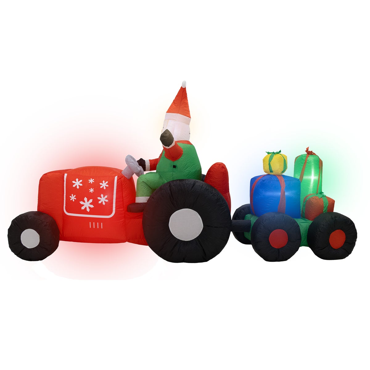 Tractor met cadeau opblaasbaar 270 cm Tractor met cadeau opblaasbaar 270 cm