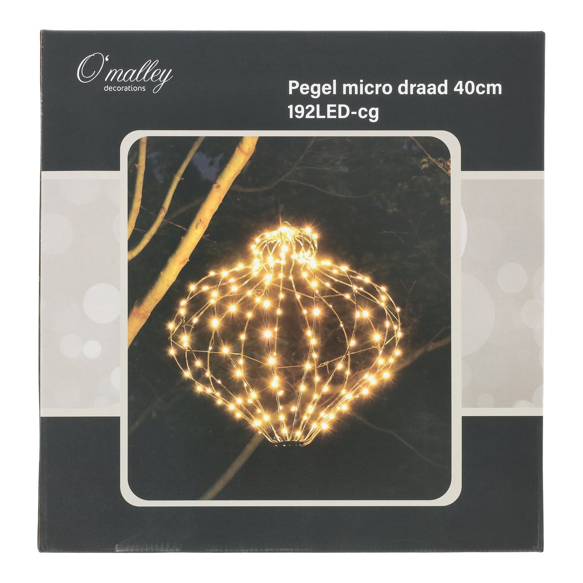 Pegel micro draad 40cm 192LED-cg Pegel micro draad 40cm 192LED-cg