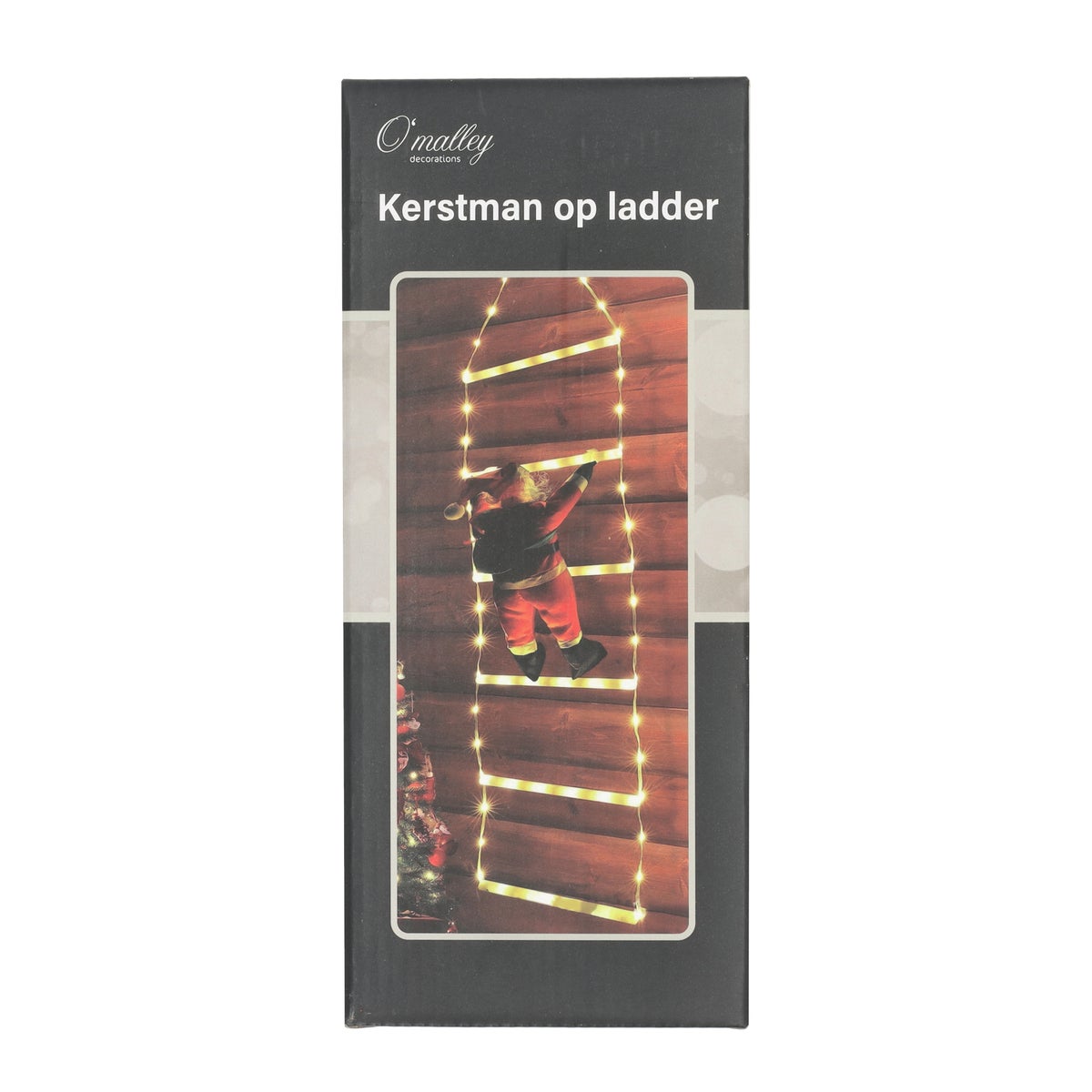 Kerstman op ladder 116 LED warm wit Kerstman op ladder 116 LED warm wit