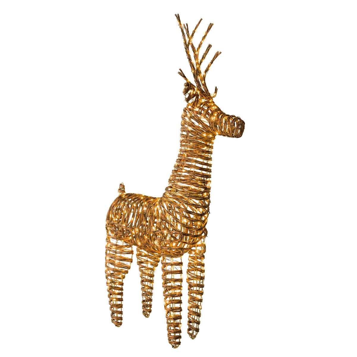 Rendier wicker 104cm 360LED classic gold Rendier wicker 104cm 360LED classic gold