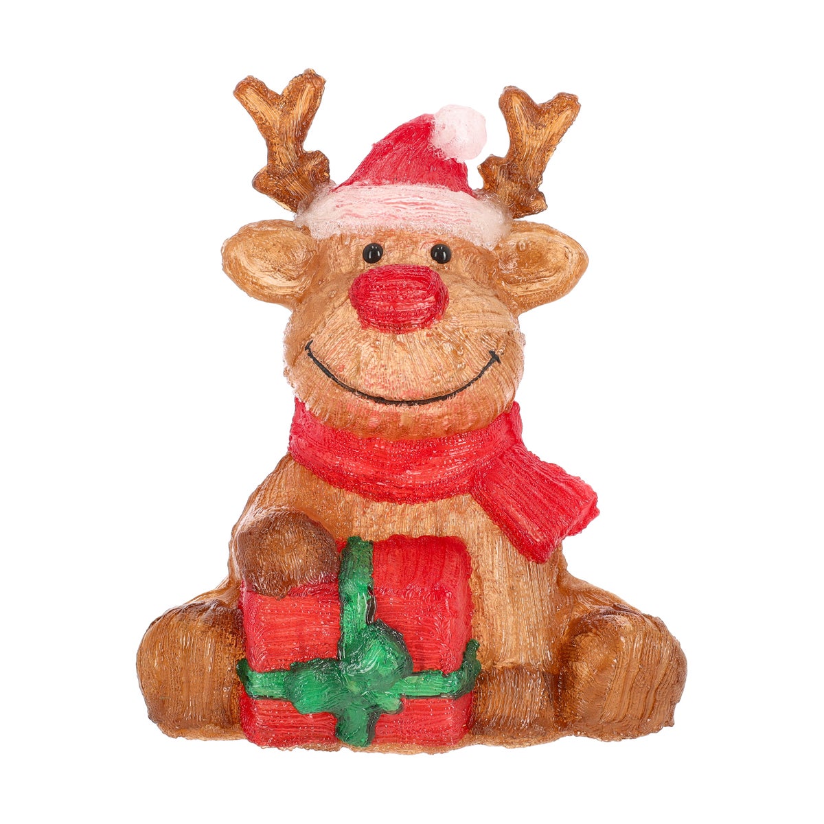 Rendier zittend acryl 44cm 80LED Rendier zittend acryl 44cm 80LED