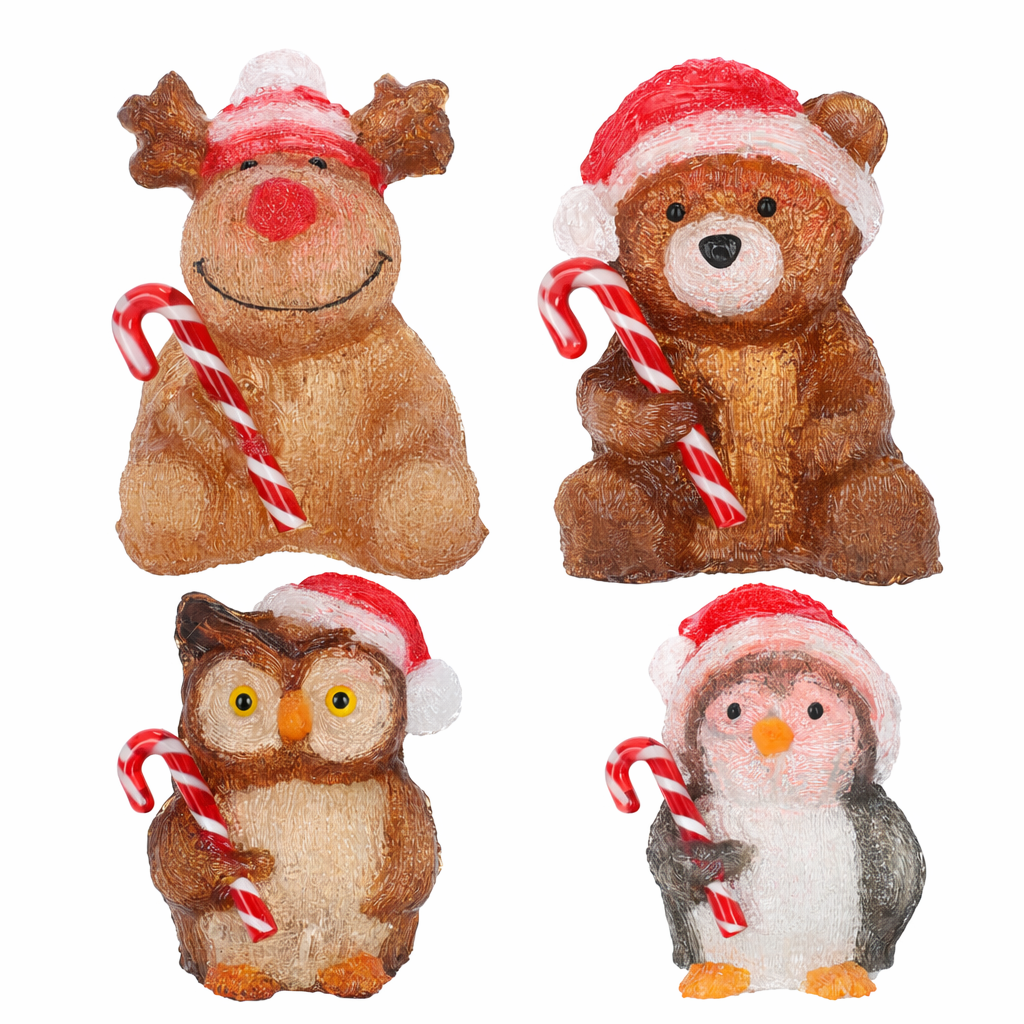Figuur acryl 23 cm 32 LED Figuur acryl 23 cm 32 LED