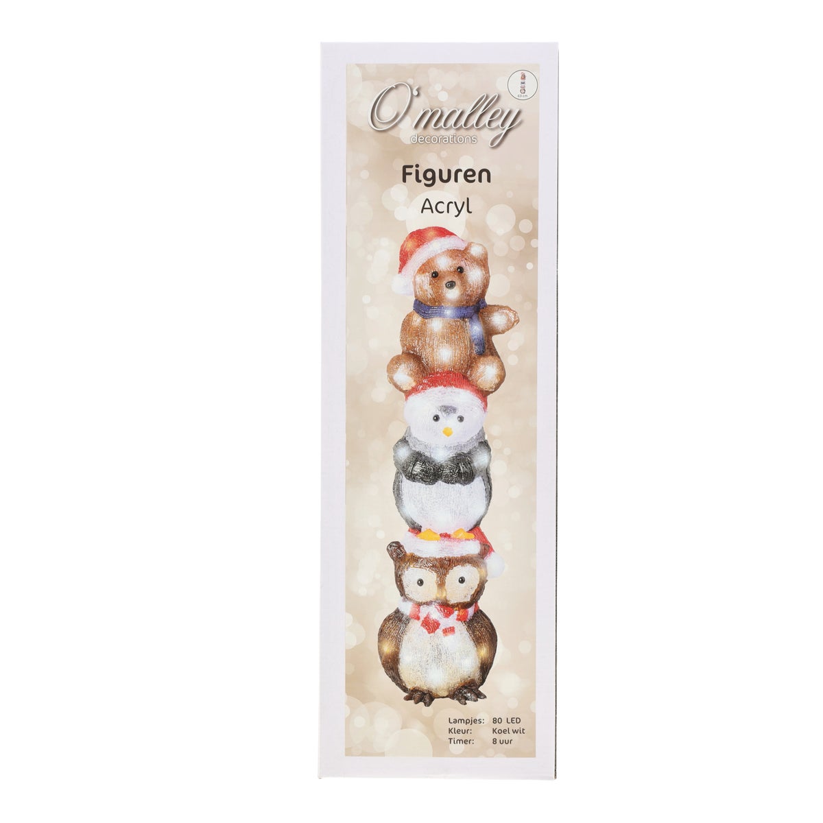 Figuren op elkaar acyrl 63 cm 80LED Figuren op elkaar acyrl 63 cm 80LED