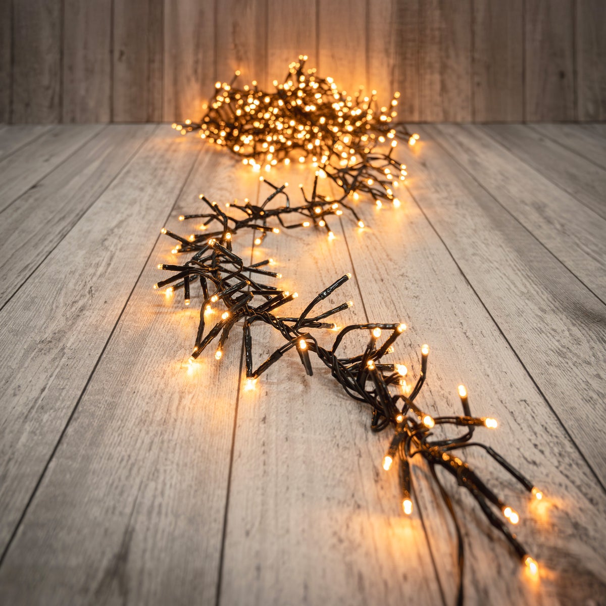 Clusterverlichting met functie 768 LED klassiek goud Clusterverlichting met functie 768 LED klassiek goud