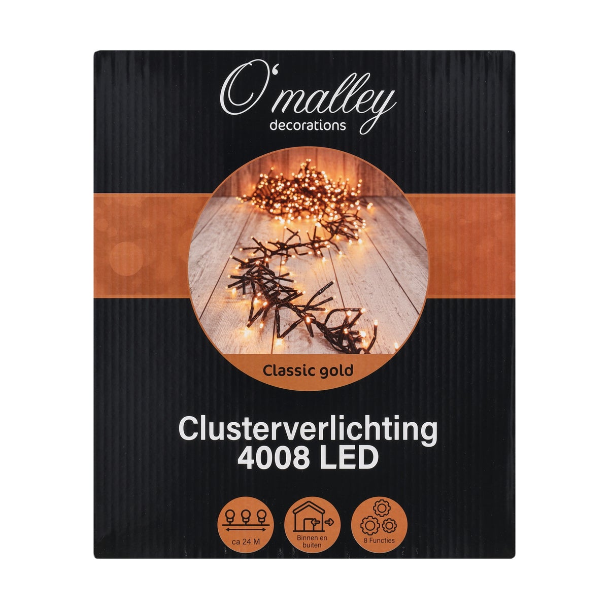 Verlichting cluster 4008 LED classic gold Verlichting cluster 4008 LED classic gold