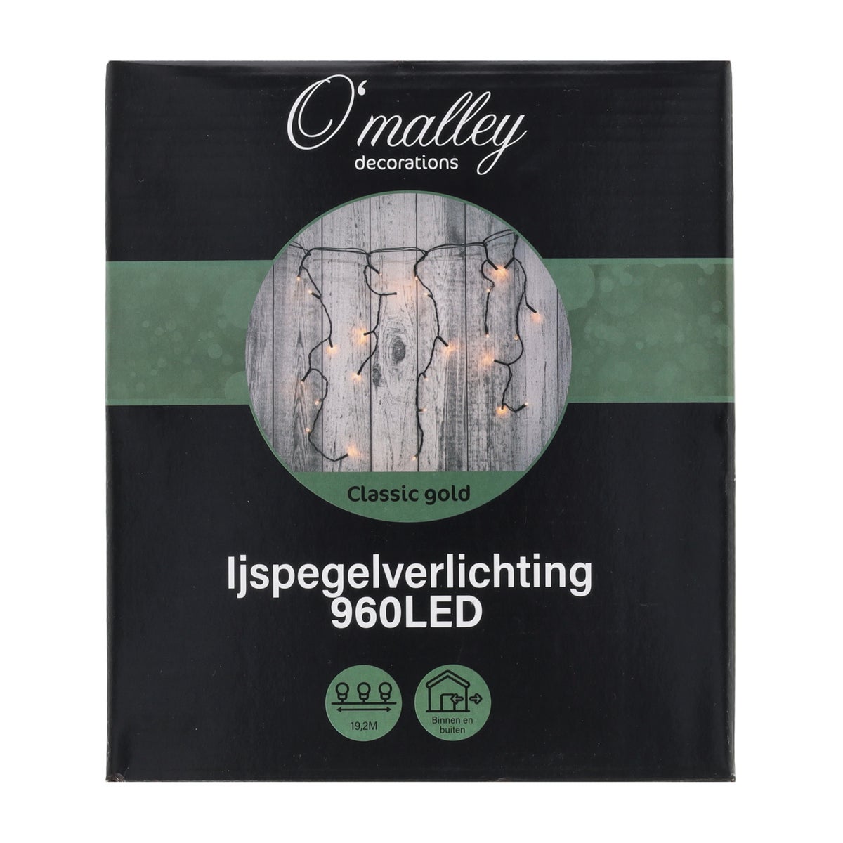 Ijspegelverlichting 960 LED classic gold Ijspegelverlichting 960 LED classic gold
