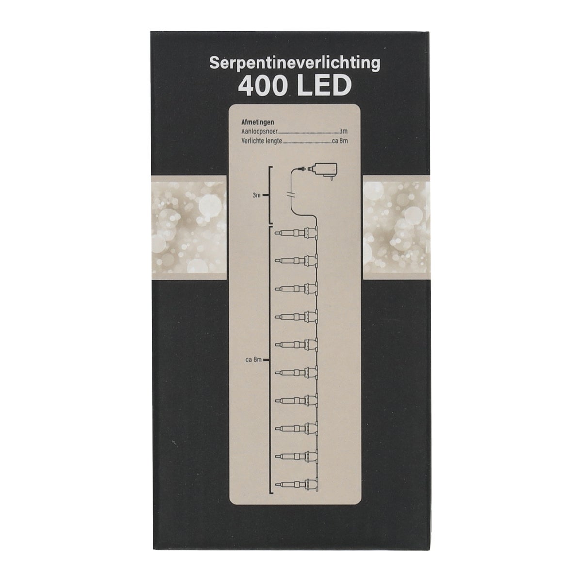 Draadverlichting serpentine 400 LED classic gold Draadverlichting serpentine 400 LED classic gold