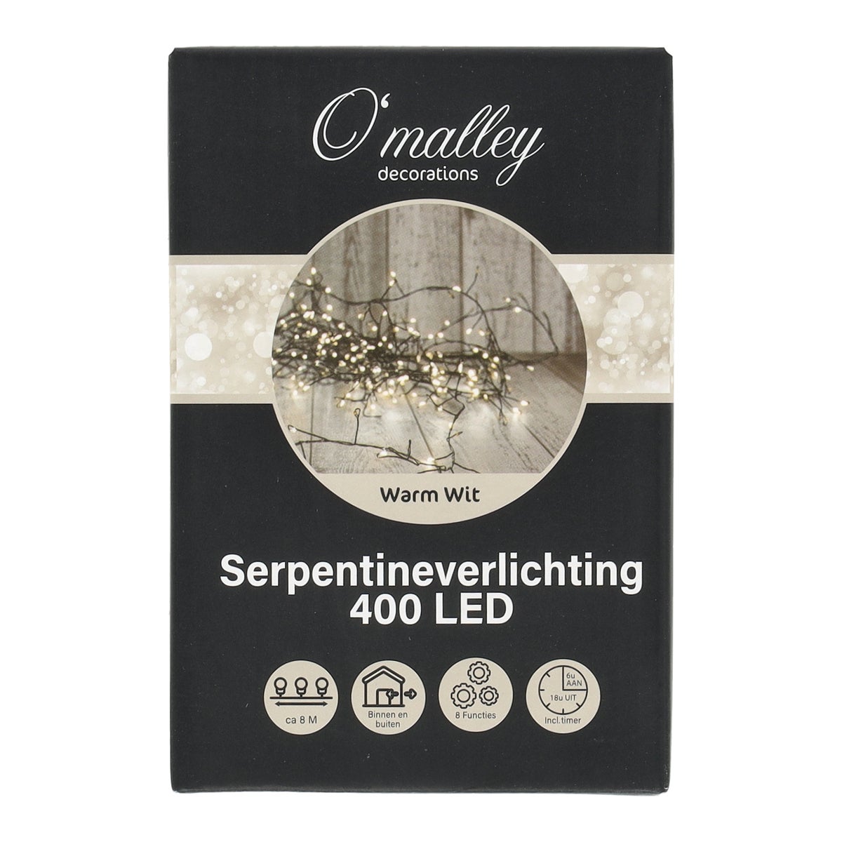 Draadverlichting serpentine 400 LED warm wit Draadverlichting serpentine 400 LED warm wit