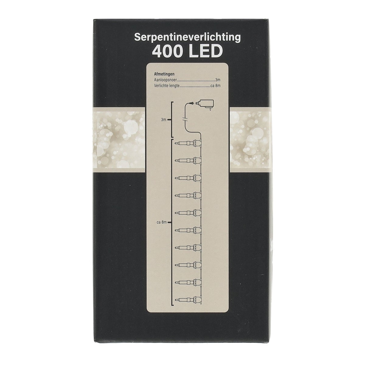 Draadverlichting serpentine 400 LED warm wit Draadverlichting serpentine 400 LED warm wit
