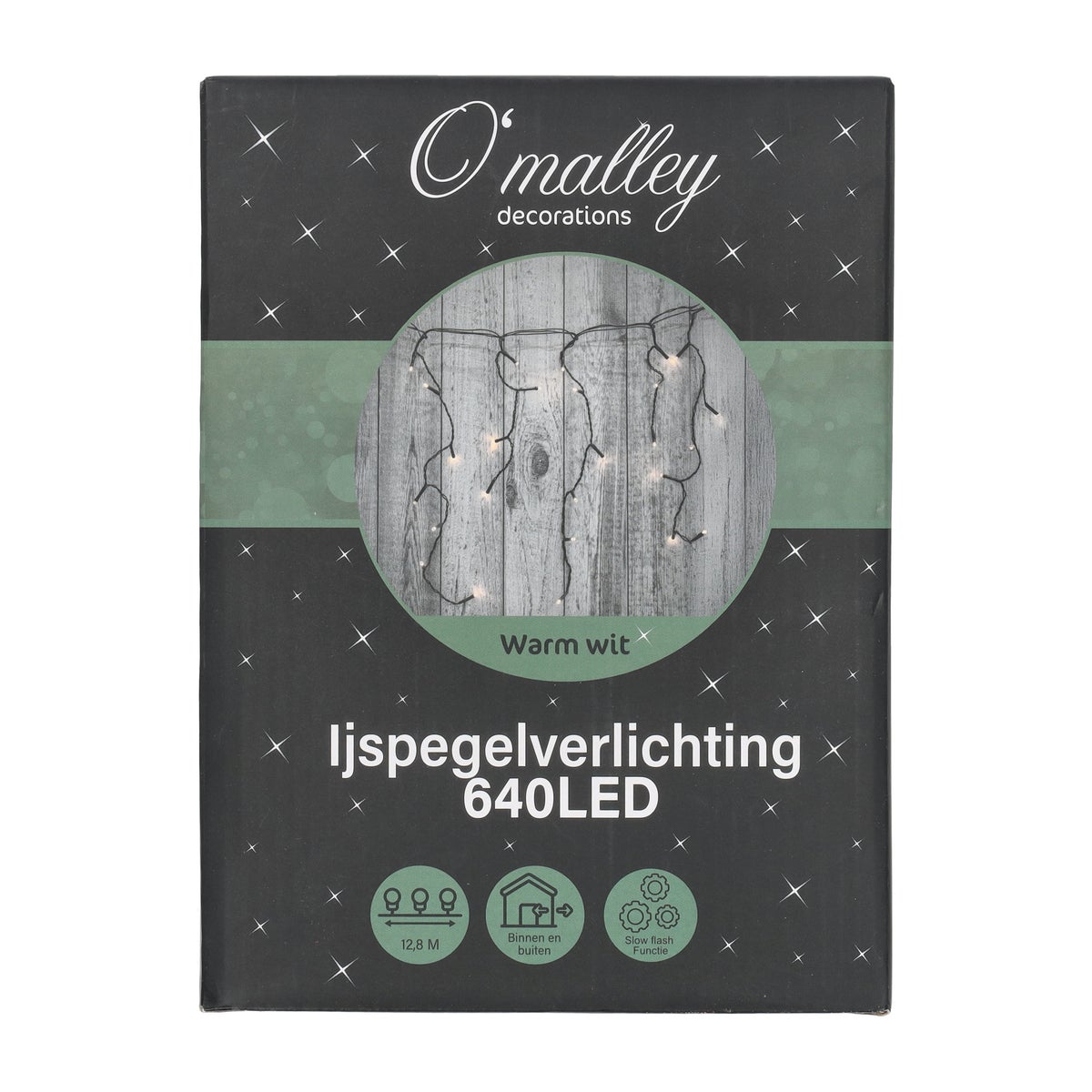Ijspegel verlichting slow flash 640 LED warm wit Ijspegel verlichting slow flash 640 LED warm wit