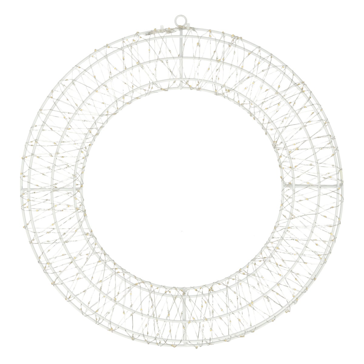 Krans draad plat 38cm 480LED-ww Krans draad plat 38cm 480LED-ww