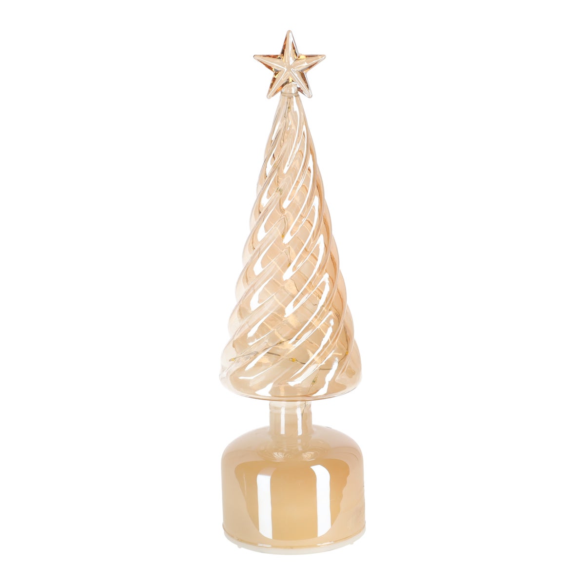 Kerstboom LED 32 cm goud of wit Kerstboom LED 32 cm goud of wit