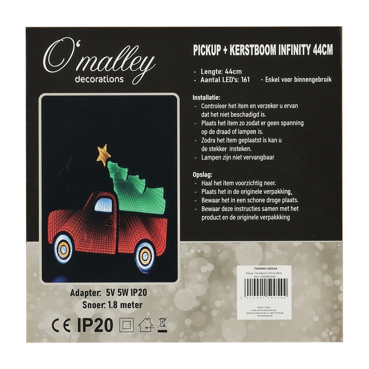 Pickup met kerstboom infinity 44 cm Pickup met kerstboom infinity 44 cm