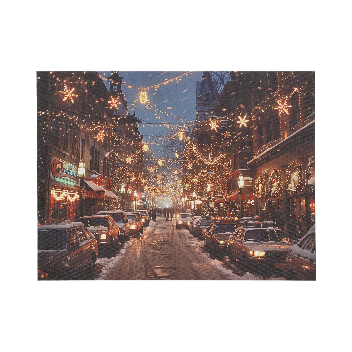 Schilderij Straatverlichting LED 40 x 30 cm Schilderij Straatverlichting LED 40 x 30 cm