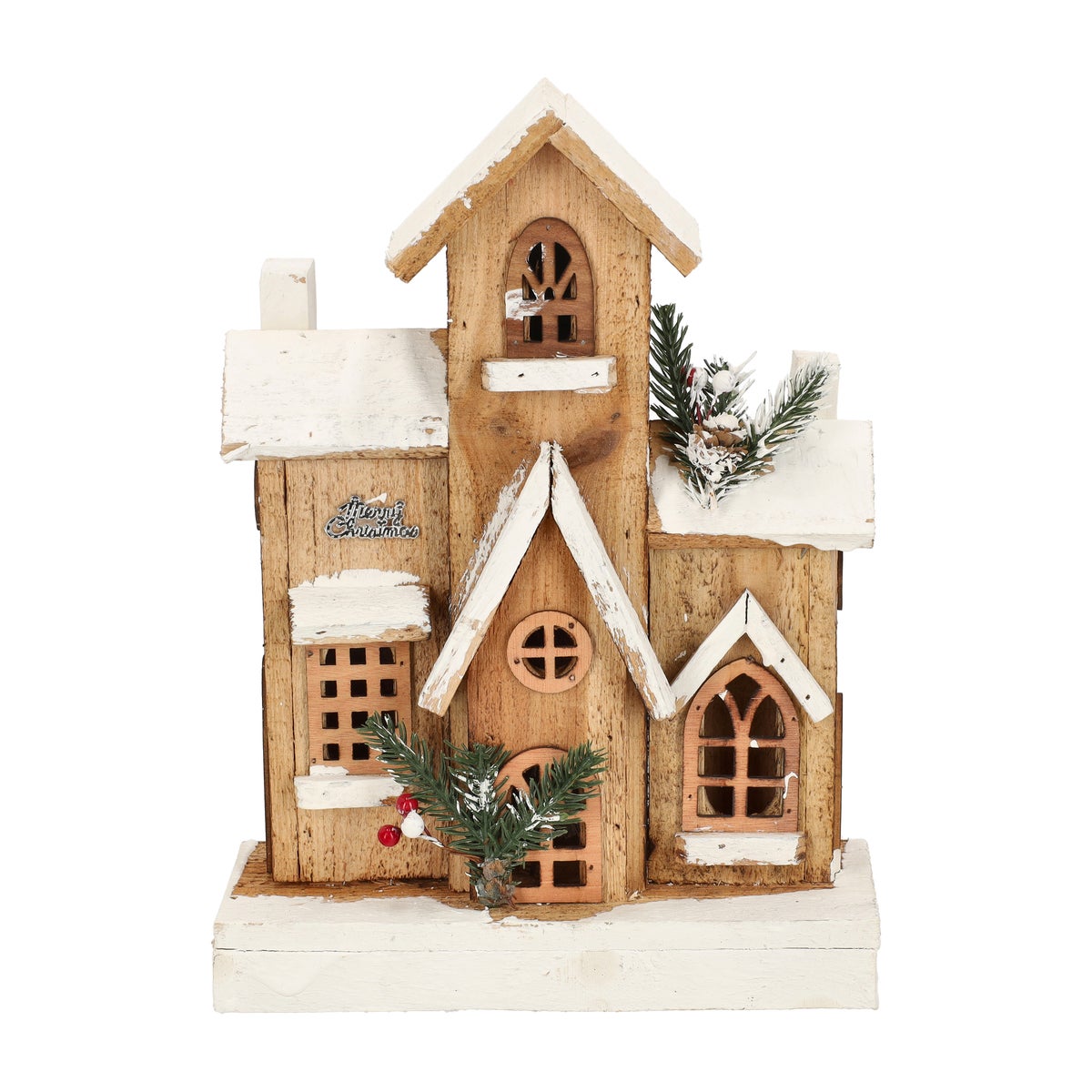 Huis kerst 33 cm 10 LED Huis kerst 33 cm 10 LED