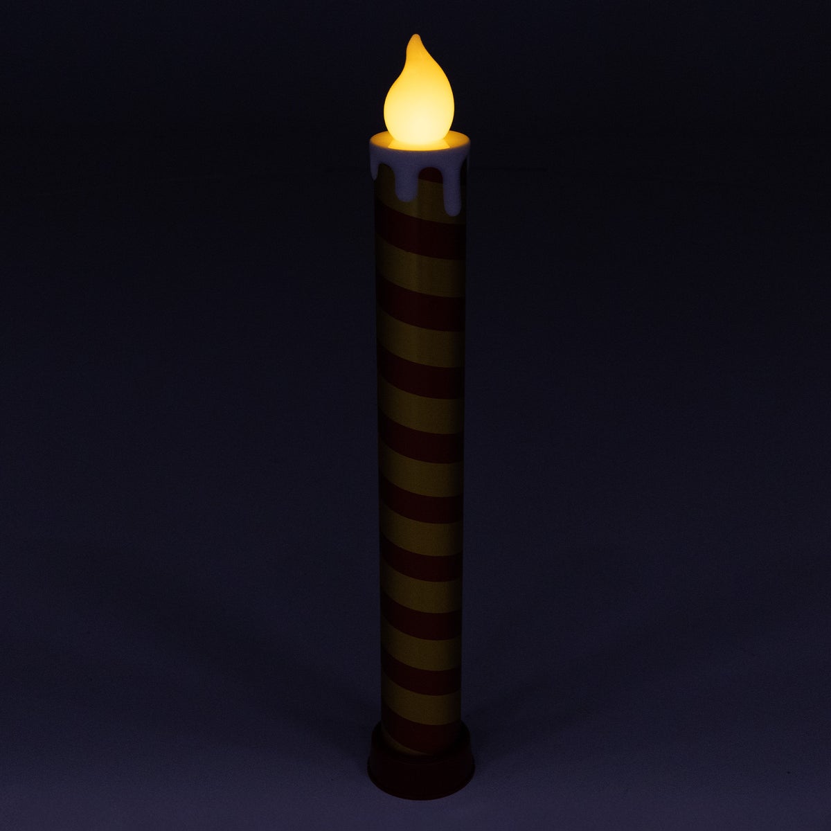 Kaars rood/goud 100 cm LED-vlam Kaars rood/goud 100 cm LED-vlam