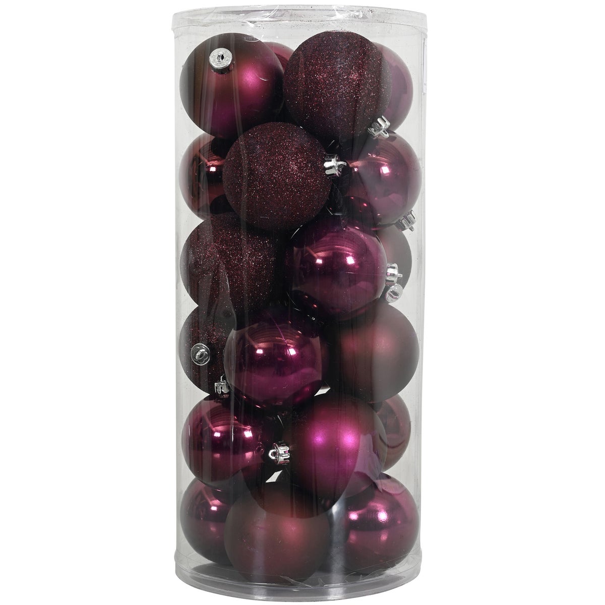 Kerstbal mix koker ruby red Kerstbal mix koker ruby red
