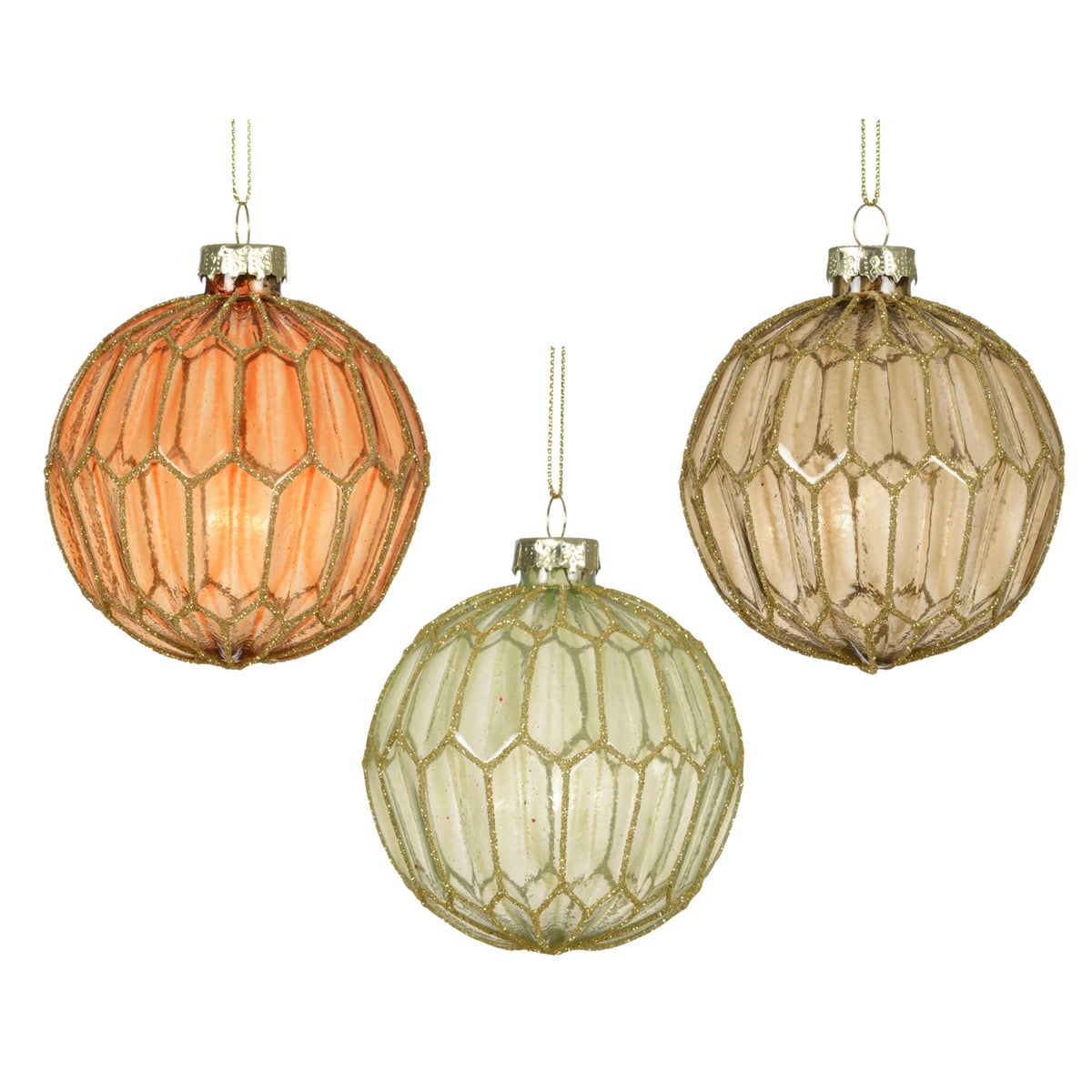 Kerstbal glas 8 cm Kerstbal glas 8 cm