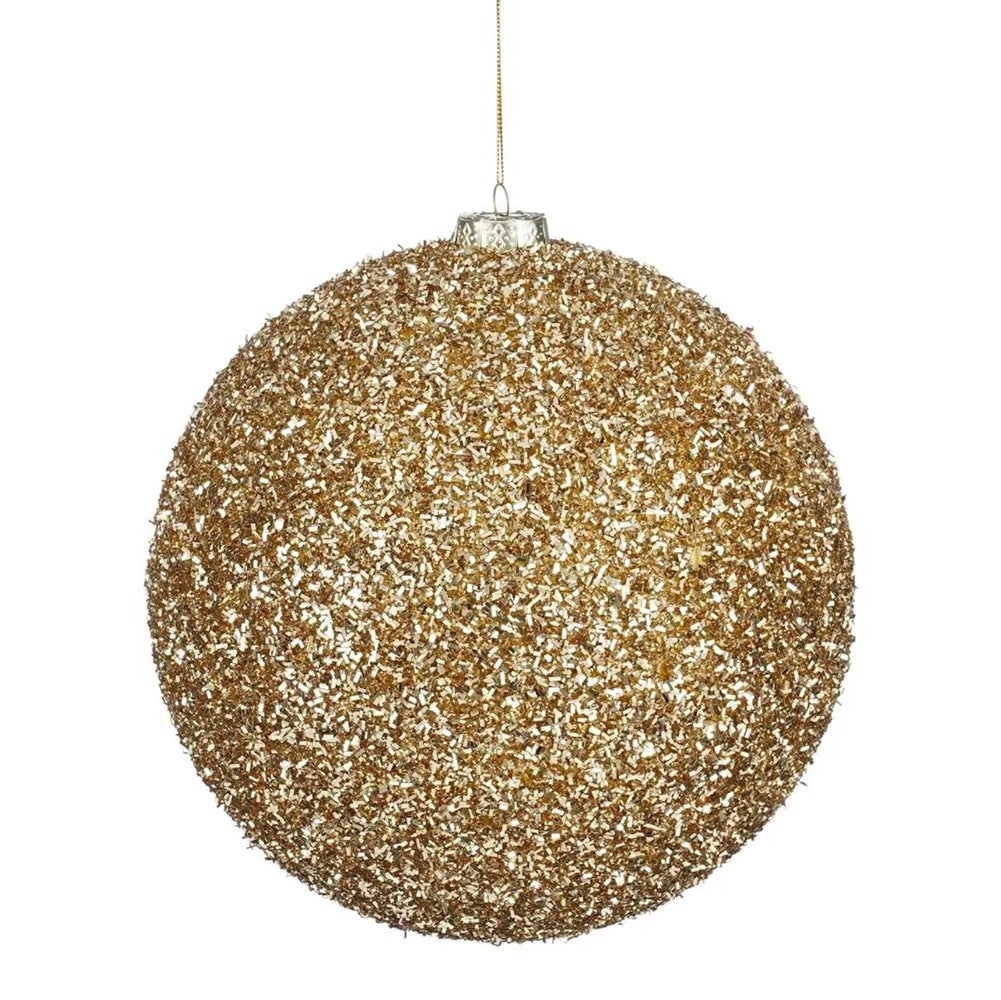 Kerstbal onbreekbaar champagne 15 cm Kerstbal onbreekbaar champagne 15 cm