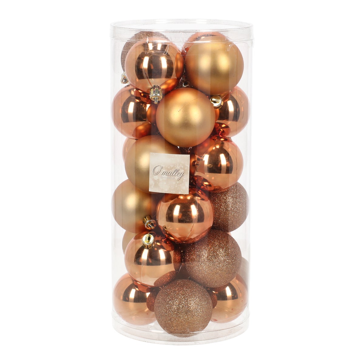 Kerstbal mix koker soft copper Kerstbal mix koker soft copper