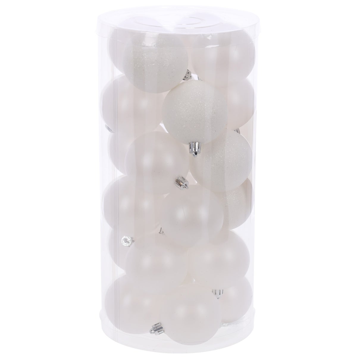 Kerstbal mix koker winter white Kerstbal mix koker winter white