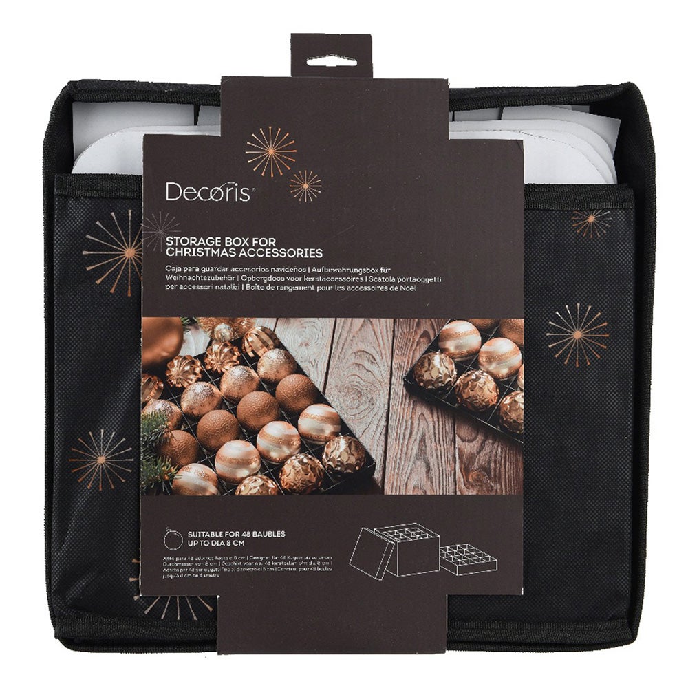 Opbergdoos kerstbal polyester Opbergdoos kerstbal polyester