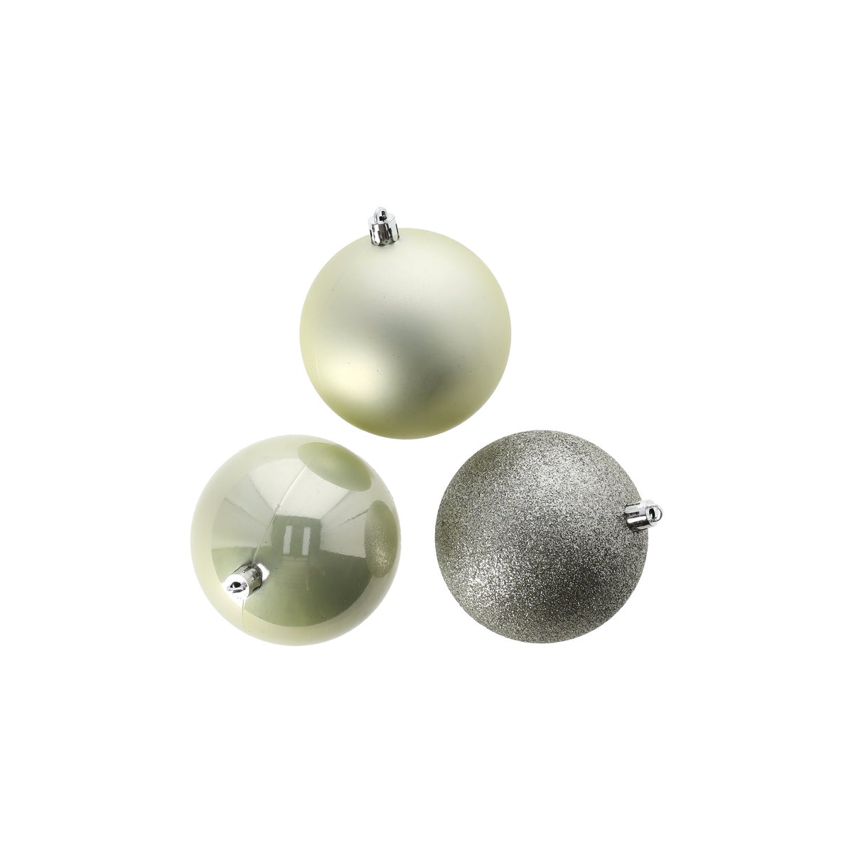 Kerstbal mix koker white mint Kerstbal mix koker white mint