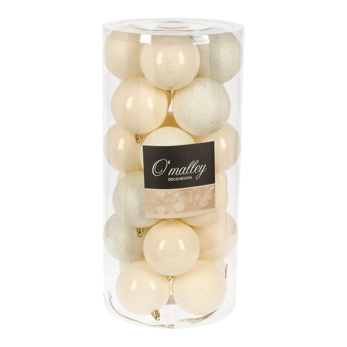 Kerstbal mix koker whool white Kerstbal mix koker whool white