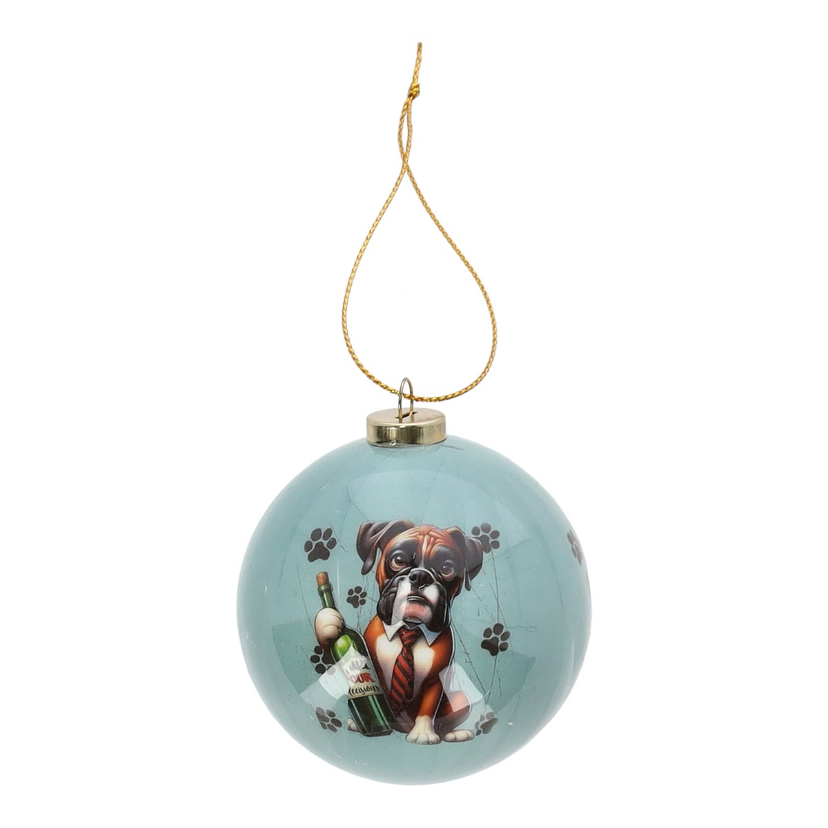 Kerstbal boxer 6 cm Kerstbal boxer 6 cm