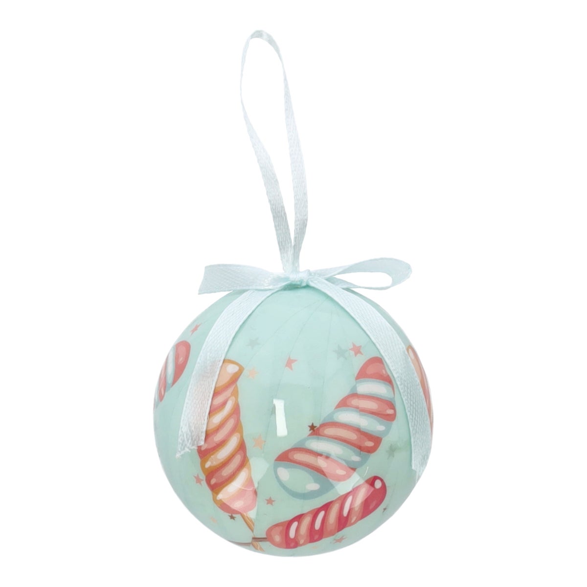 Kerstbal zuurstok 6 cm Kerstbal zuurstok 6 cm