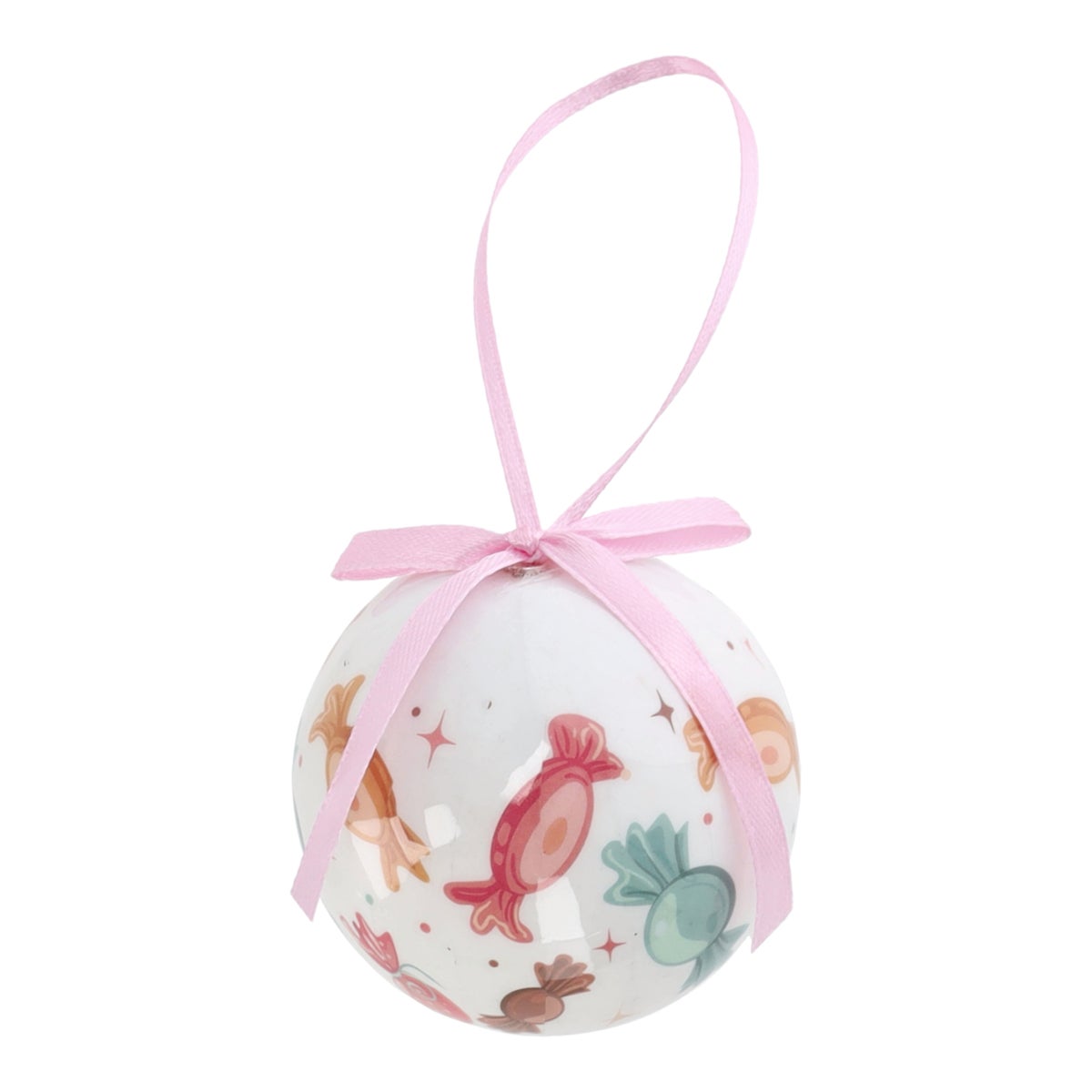 Kerstbal snoep 6 cm Kerstbal snoep 6 cm