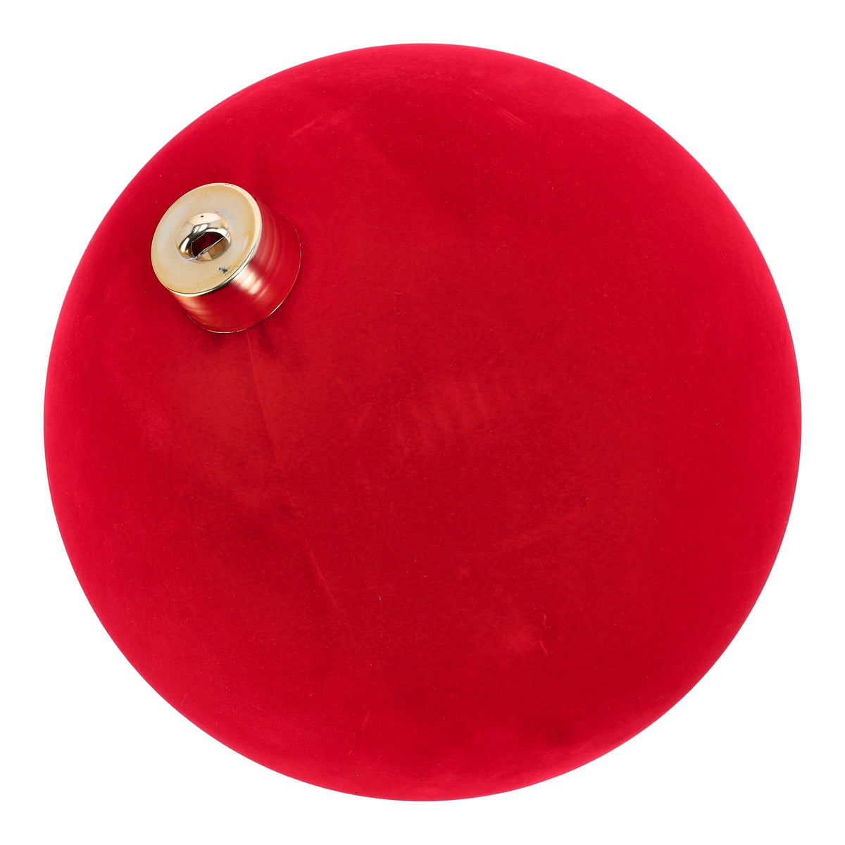 Kerstbal velvet rood Kerstbal velvet rood