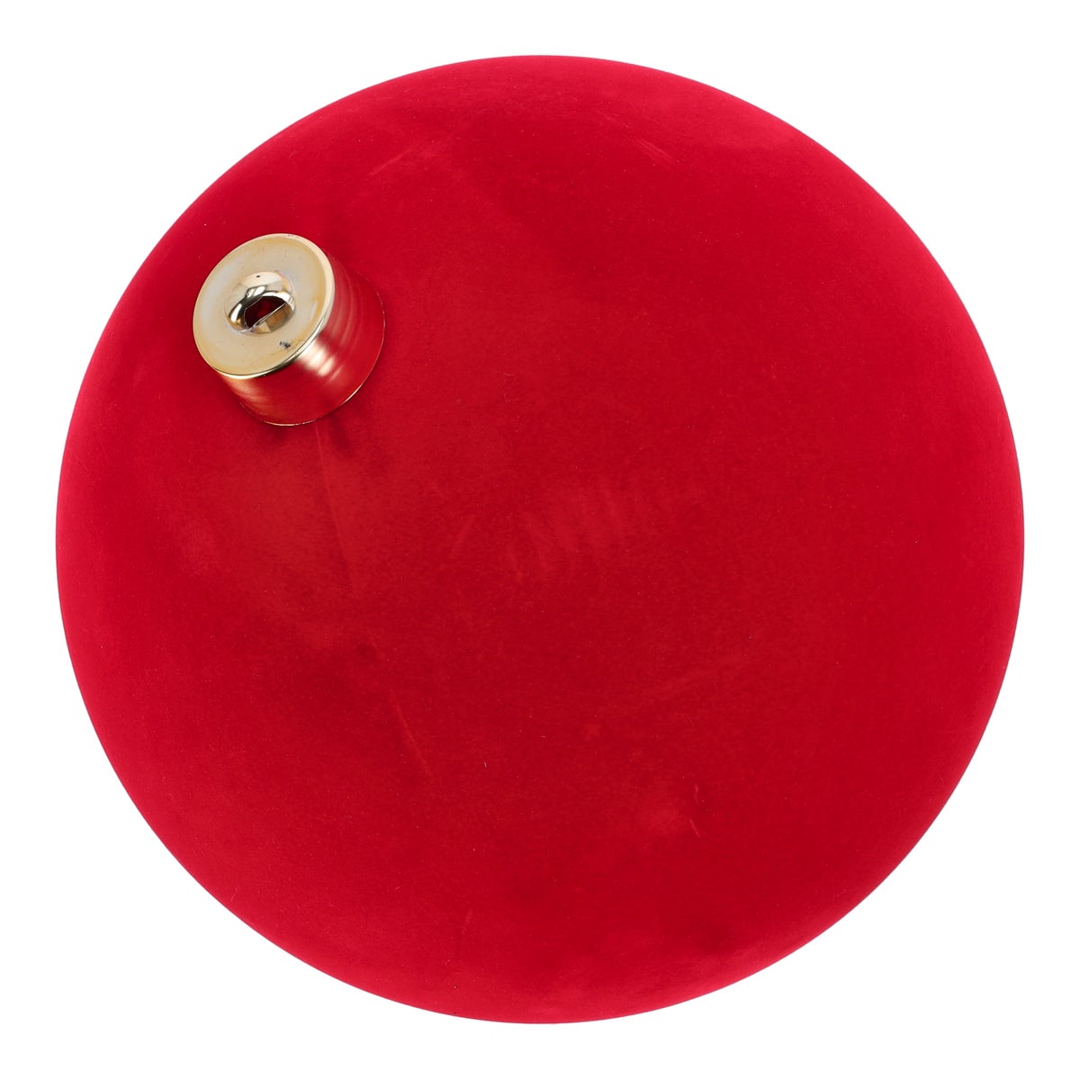 Kerstbal velvet rood Kerstbal velvet rood