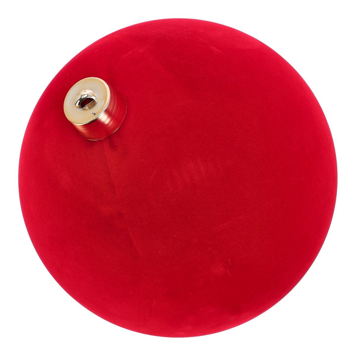 Kerstbal velvet rood Kerstbal velvet rood