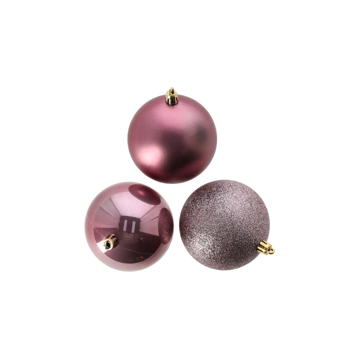 Kerstbal mix koker vintage pink Kerstbal mix koker vintage pink