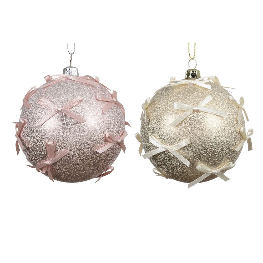 Weihnachtskugel Schleifen 8 cm Weihnachtskugel Schleifen 8 cm