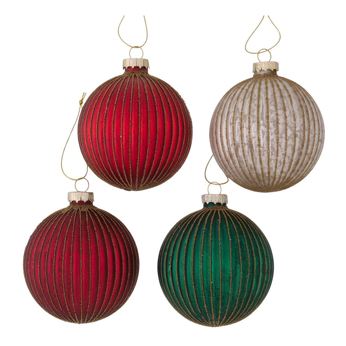 Kerstbal glas Selko 10cm Kerstbal glas Selko 10cm