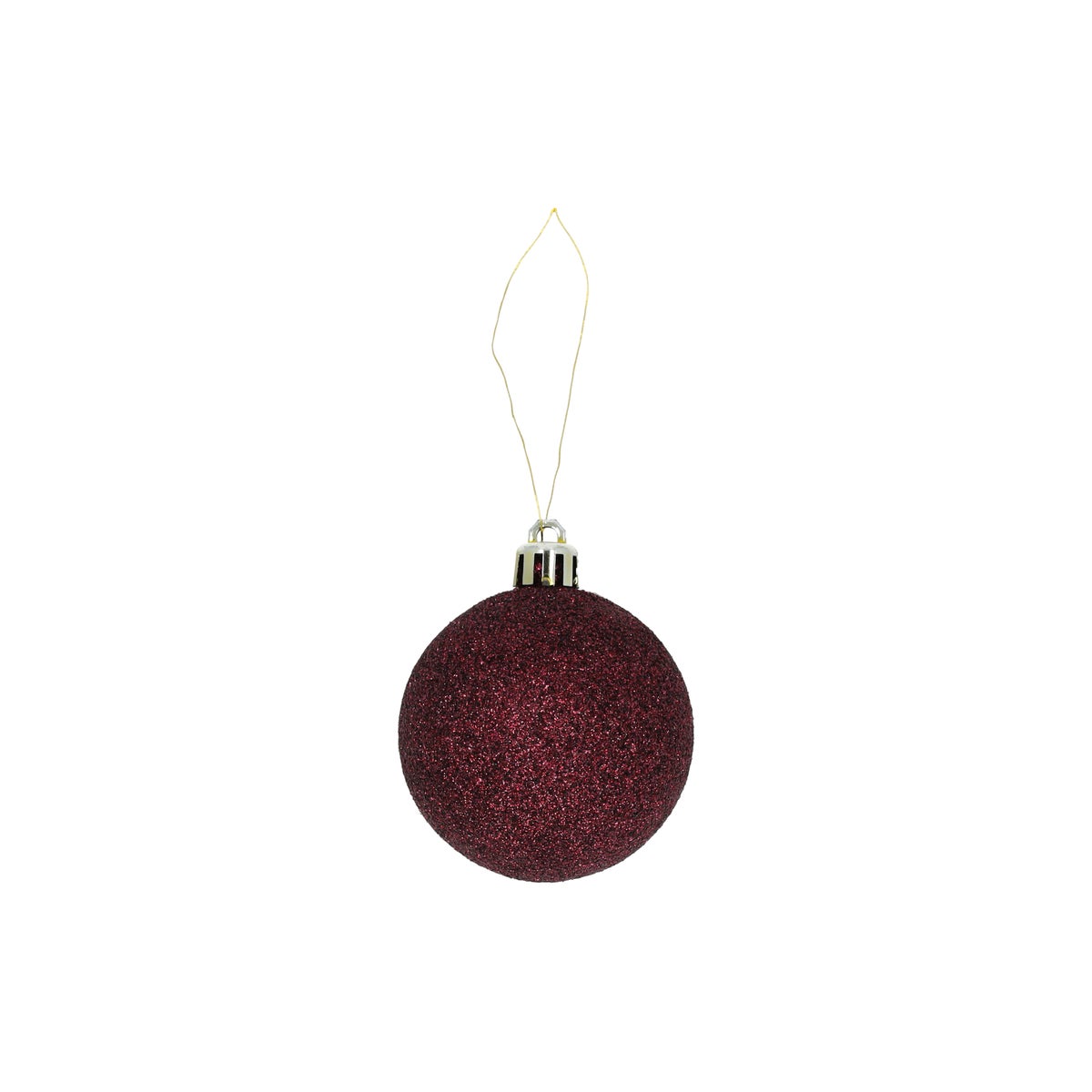 Kerstbal mix koker aubergine 24 stuks Kerstbal mix koker aubergine 24 stuks